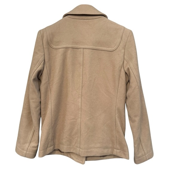 Vintage GAP Women’s XS Camel Wool Blend Toggle Coat Jacket - Picture 3 of 6